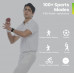 Amazfit Pop 3S Smart Watch with 1.96" AMOLED Display, BT Calling, SpO2, 12-Day Battery Life, 304 Stainless Steel, AI Voice Assistance, 100 Sports Modes, 24H HR Monitor, Music Control (Metallic Sliver)